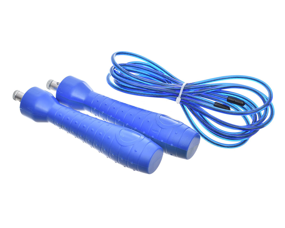 IP-10002 Jump Rope Comfortable Handle to Hold Adjustable Skipping Rope, Ideal for Body Gym Fitness for beginners kids and adult,Endless Hours Of Entertainment - Multi Color