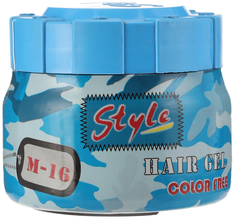 GEL FOR HAIR M16 BLUE 600ML TRANSPARENT HAIR GEL