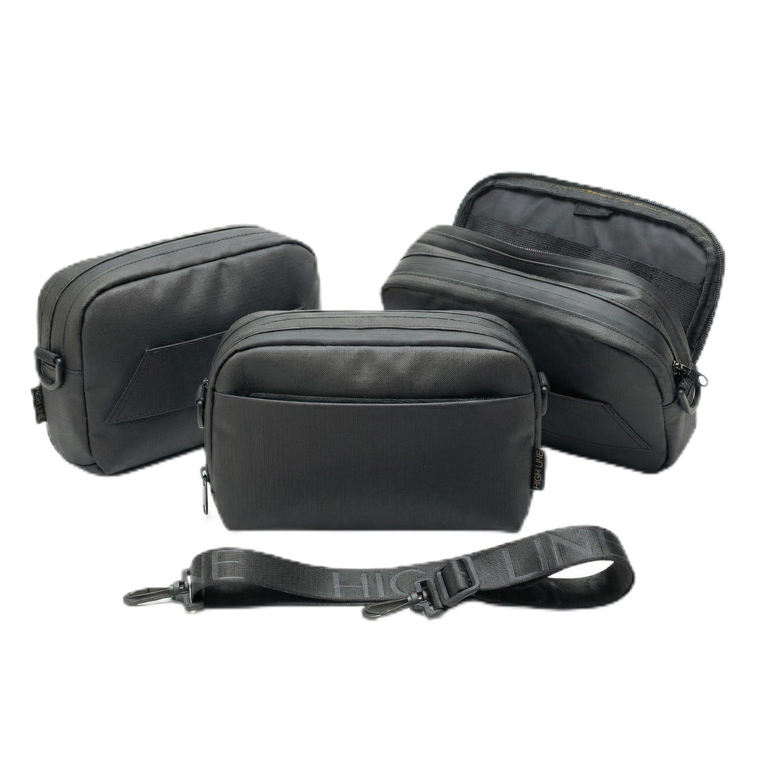 HIGHLINE FLEX CARRY 3 IN 1 CROSSBODY & SHOULDER BAG - FULLY WATERPROOF, WATERPROOF, ADJUSTABLE SHOULDER STRAP AND HANDLE STRAP WITH MULTI ORGANIZATION POCK