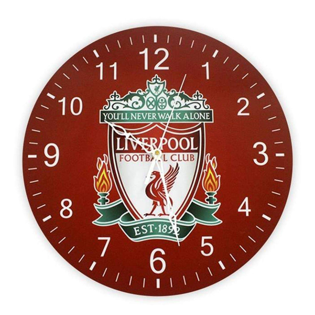 Liverpool Wall Clock, Modern Wood, 35 cm