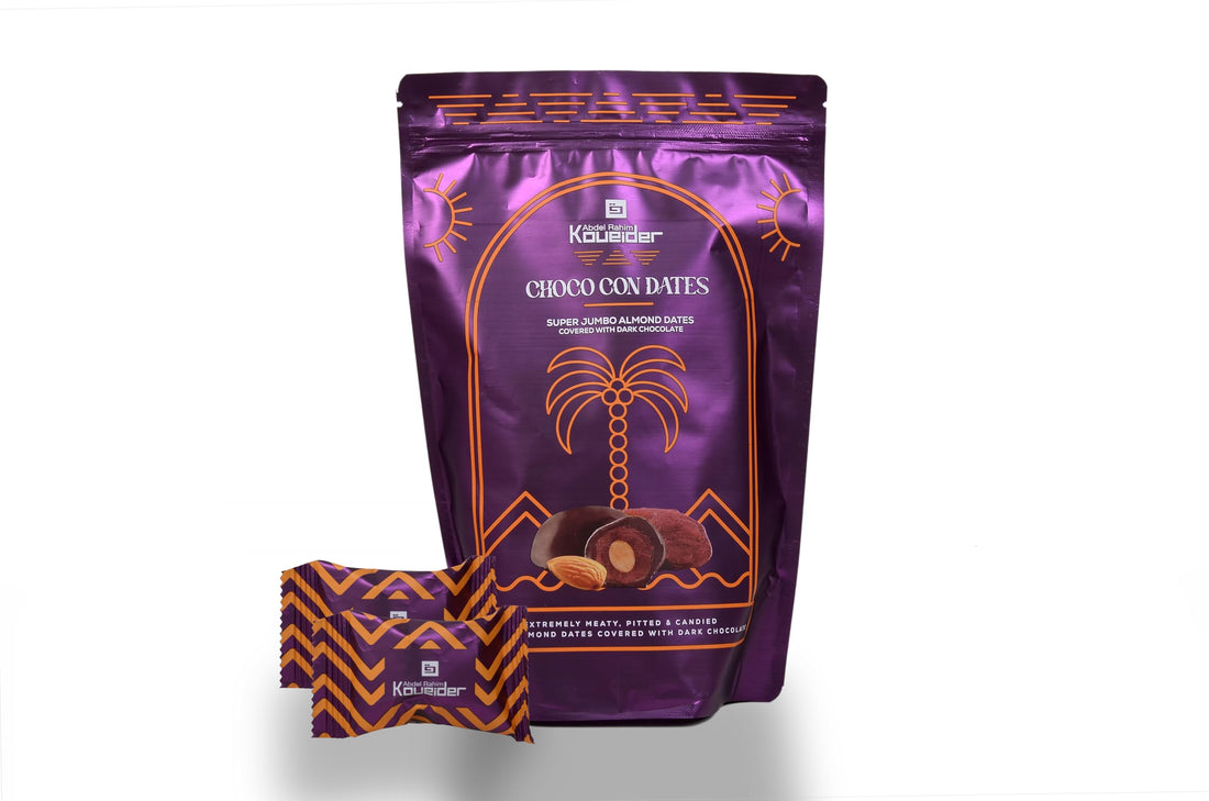 CHOCO CON DATES with almond BY KOUEIDER