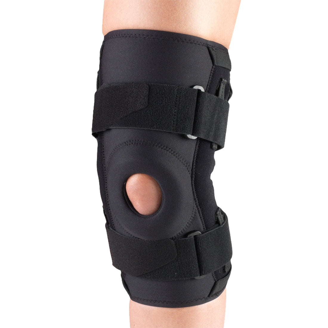 OTC Knee Stabilizer R.O.M. Orthotex Hinged Bars, Black, 3X-Large