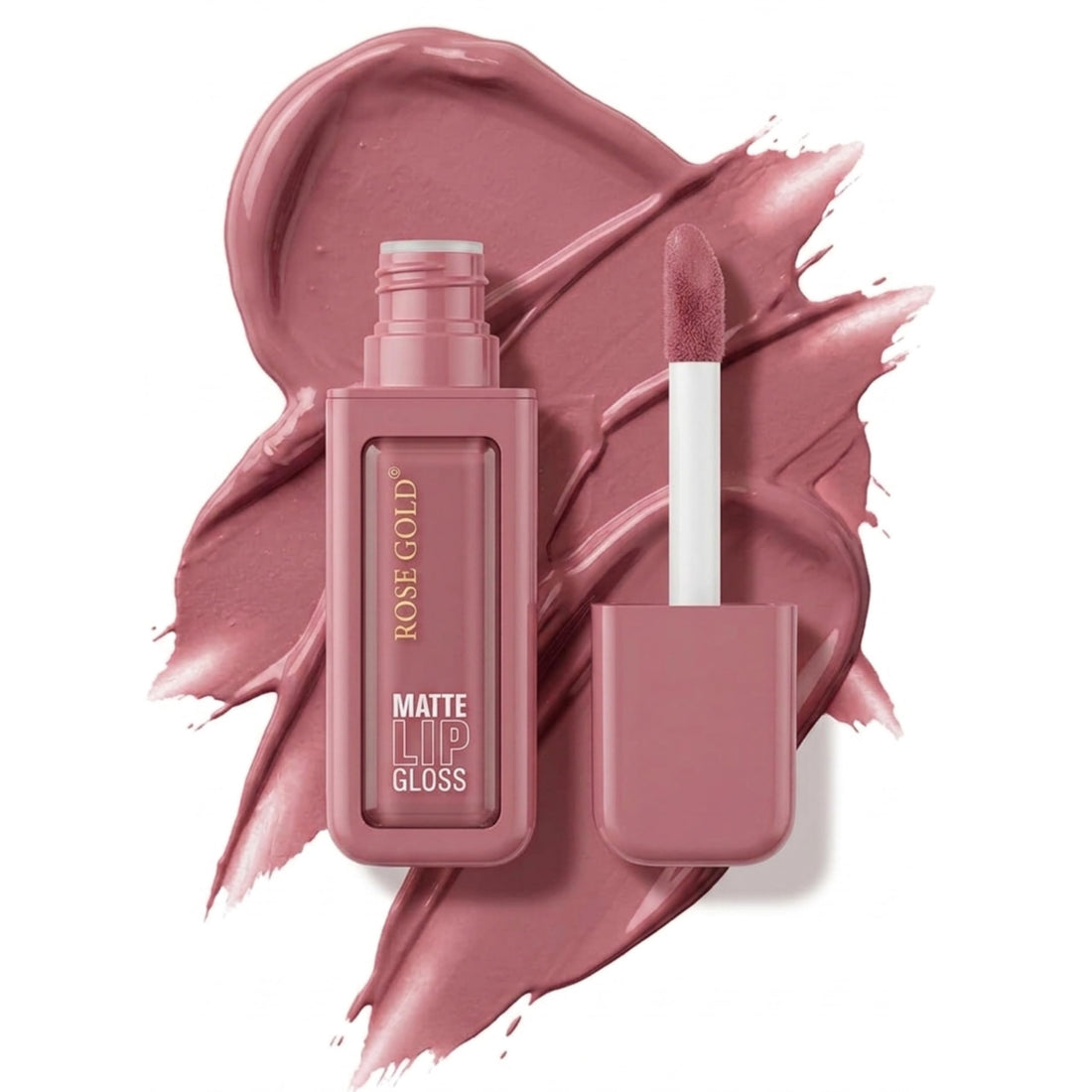 Matte Lip gloss Liquid Matte Lipstick – Long Lasting High Pigment Velvet Finish Lip Color with Natural Oil Infusion – Non-Sticky Lightweight Doe-Foot Applicator for Everyday & Evening Makeup (03)