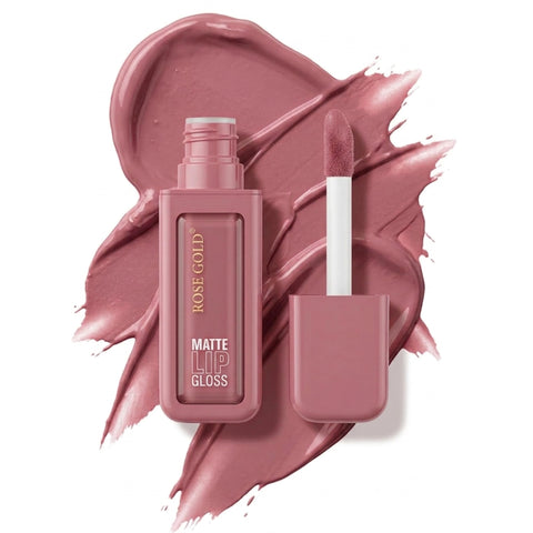 Matte Lip gloss Liquid Matte Lipstick – Long Lasting High Pigment Velvet Finish Lip Color with Natural Oil Infusion – Non-Sticky Lightweight Doe-Foot Applicator for Everyday & Evening Makeup (03)