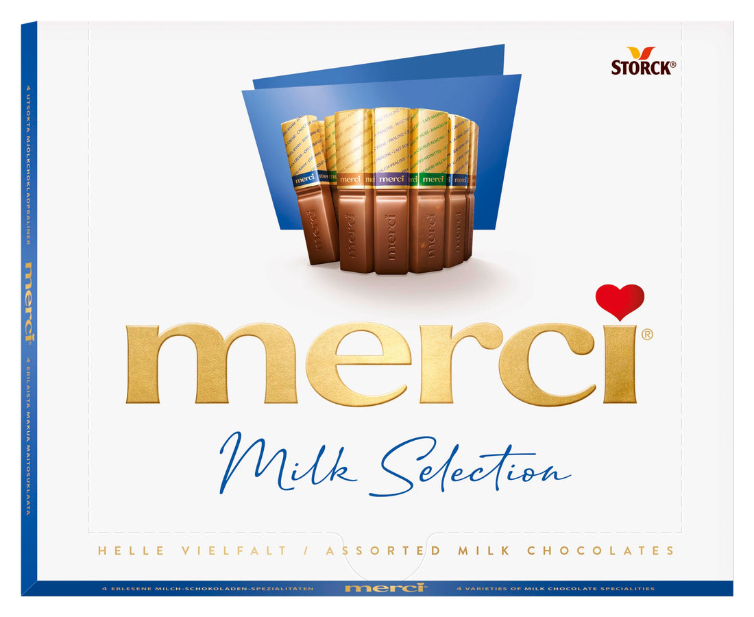 Merci Storck Finest Selection Milk Chocolate, 250 g