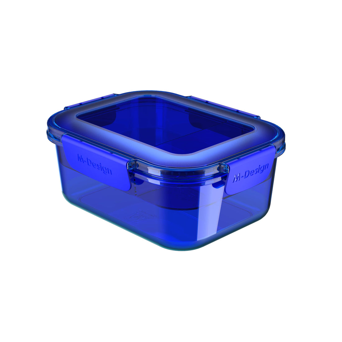M-Design Fresco™ Lunch Box 1.6L - 2025 Exclusive - BPA Free, Microwave Safe, Dishwasher Safe, Food Safe, Stackable - Cobalt Blue