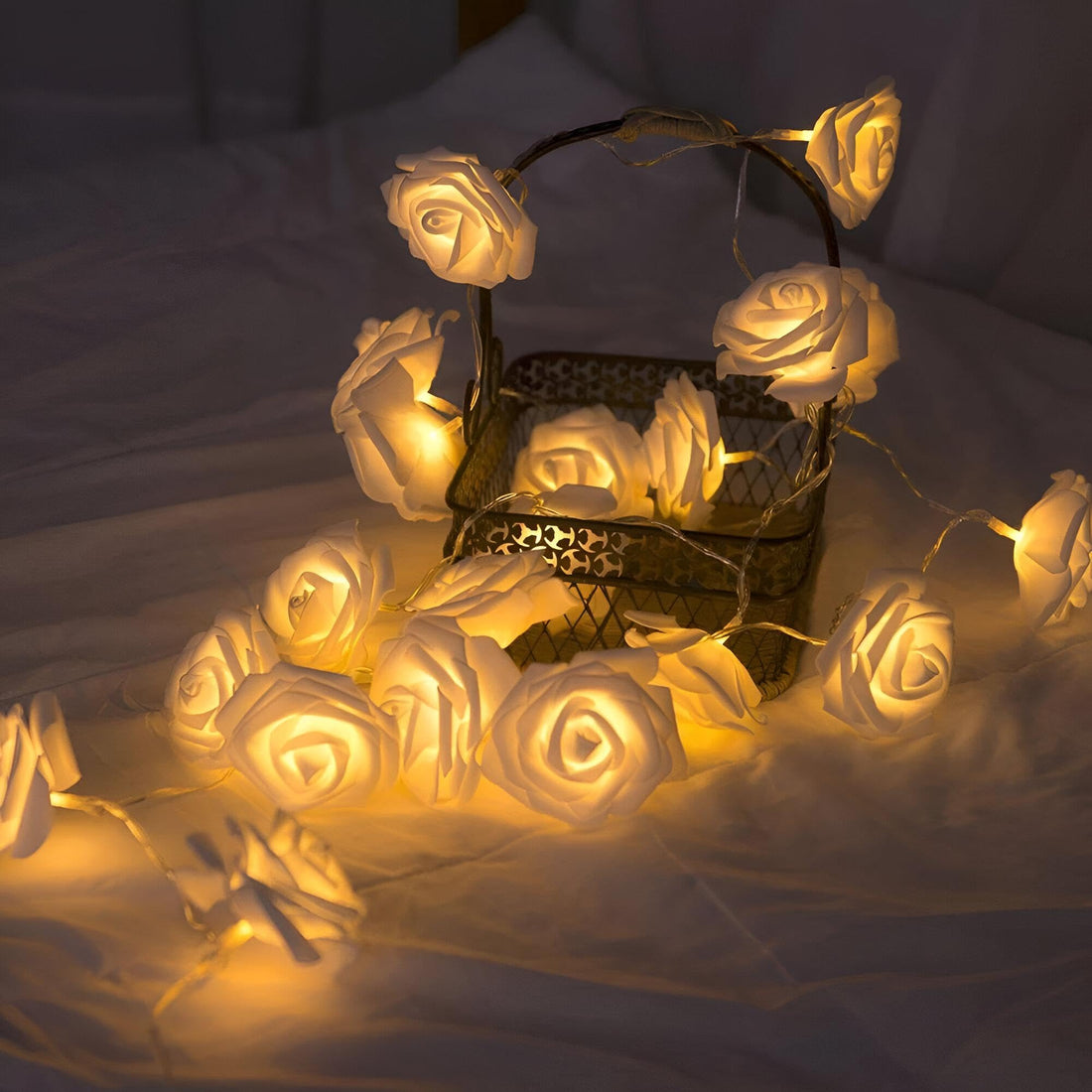 Light branch - a unique flower branch with ambient glow, adds charm and elegance to any home space, perfect for modern interior decor and ambient lighting (الشكل 2)