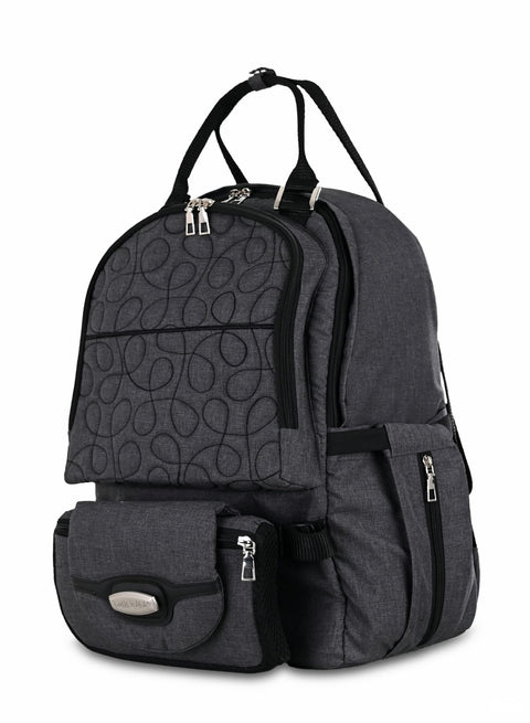 Petit Bebe Baby Diaper Bag Premium Go Black