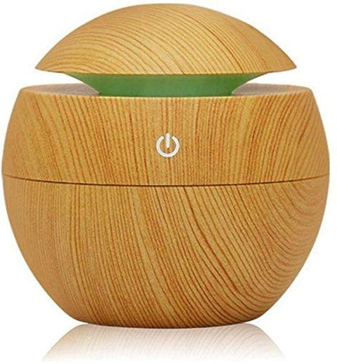 Ultrasonic Air Humidifier freshener Aromatherapy works via USB with 7 Color LED Lights - Ball Shape