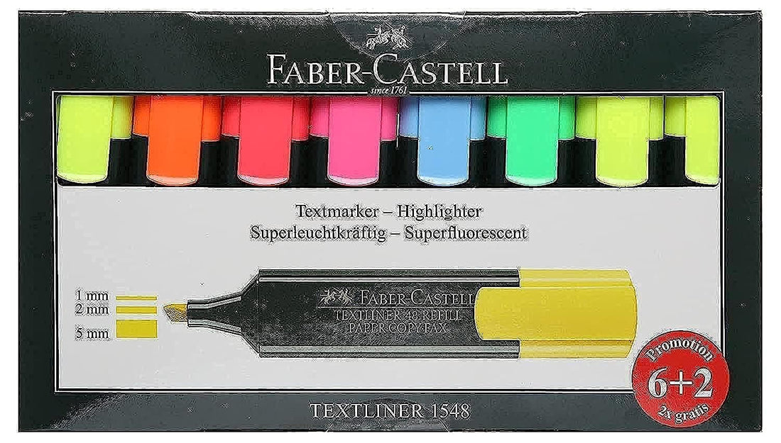Faber Castell Highlighter (Set of 8,254863)