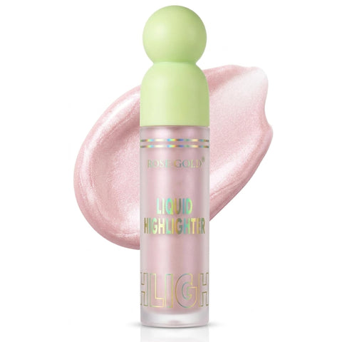 Liquid Highlighter, Multiuse Liquid Glow Filter Makeup for Face & Body, Glowing Bronzer Drops with Skincare Formula, Radiant Glow Highlighter (05)