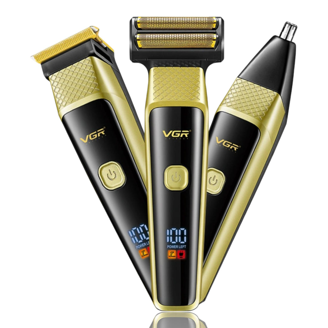 VGR V-366 3 in 1 Grooming Kit with 600mAh Lithium battery, All in one Trimmer for Men, Suitable for Face, Nose, Ear & Body Grooming, 90 min Runtime