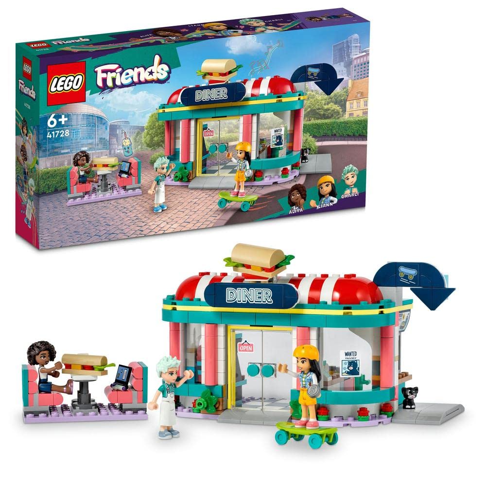 LEGO Friends Heartlake Downtown Diner Restaurant Set 41728