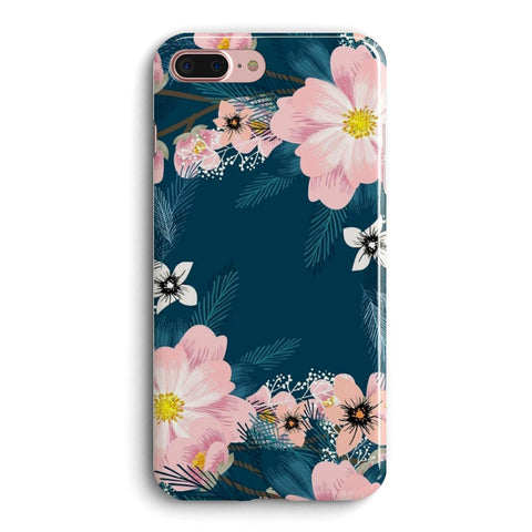 Flowers Back Cover For iPhone 7/8 Plus