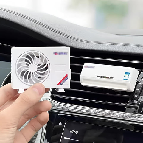 Aroma Diffuser - Car Air Conditioner Mini Solar Powered Air Conditioner Auto Rotating Fan Car Air Conditioner Vent Dashboard Air Vent Diffuser Aromatherapy Diffuser