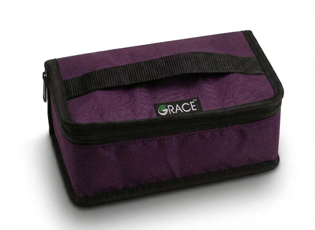 Insulin Cooler Bag with Cooling Gel Bag, Insulated Medicine Case for Insulin and Heat Sensitive Medicine for Travel, Work, Daily Outgoing