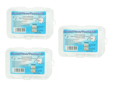 Dental Flosser and Dental Flosser for Teeth Cleaning and Gum Care, 90 Pieces, 3 Packs