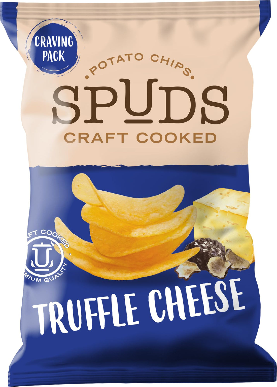 Spuds Craft Cooked Truffle Cheese Potato Chips 94-104 g