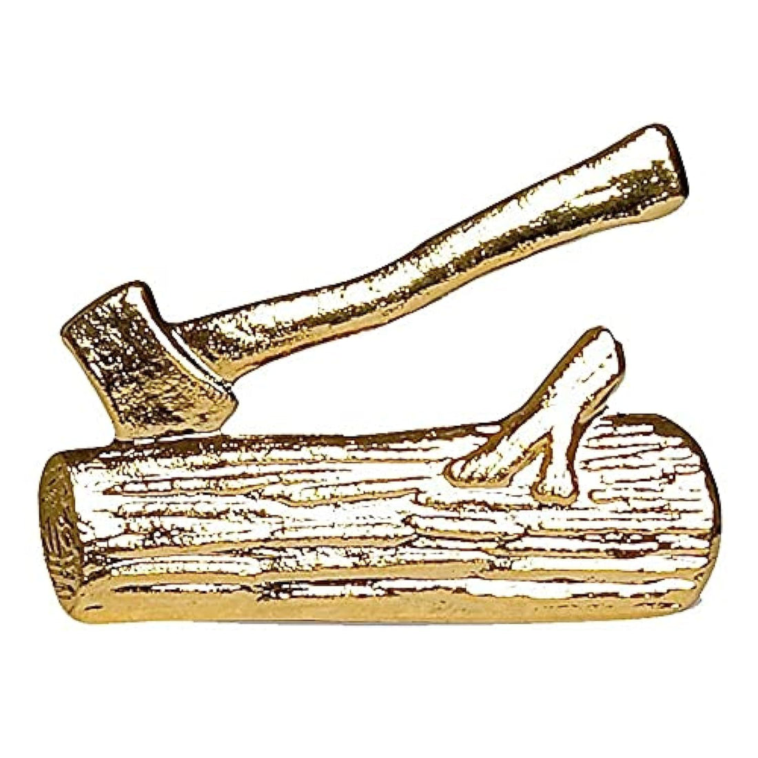 Log and Axe Pin Badge
