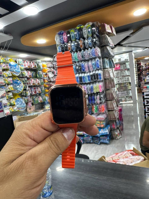 Digital Smart Watch with Silicone Band, multi color Case, Multiple Colours Available