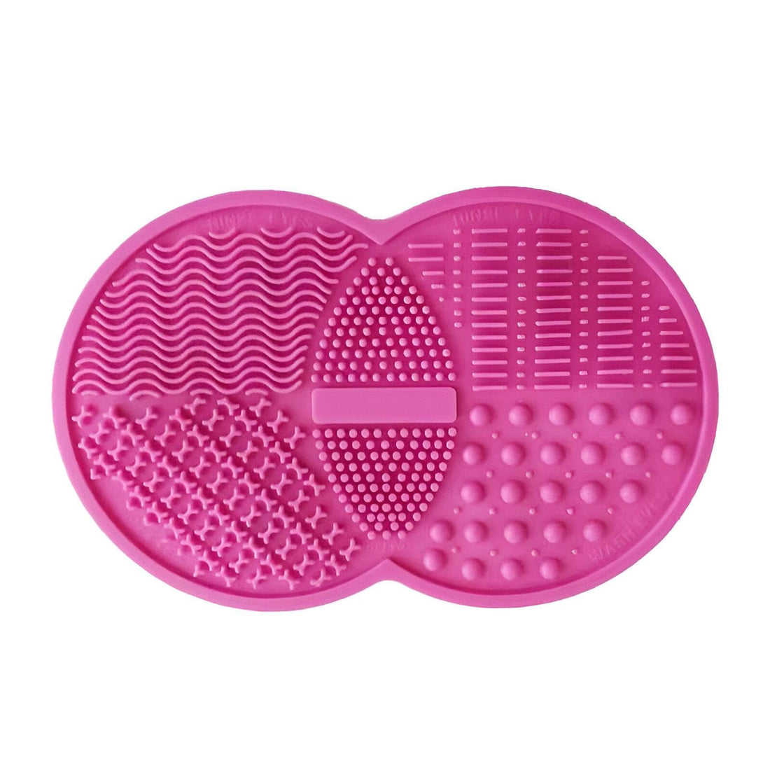 Multicolor Makeup Brush Cleaning Mat - Silicone Surface with Adhesive Backing for Simple and Fast Brush Cleaning Solution, Suitable for All Makeup Brushes (piece-1)