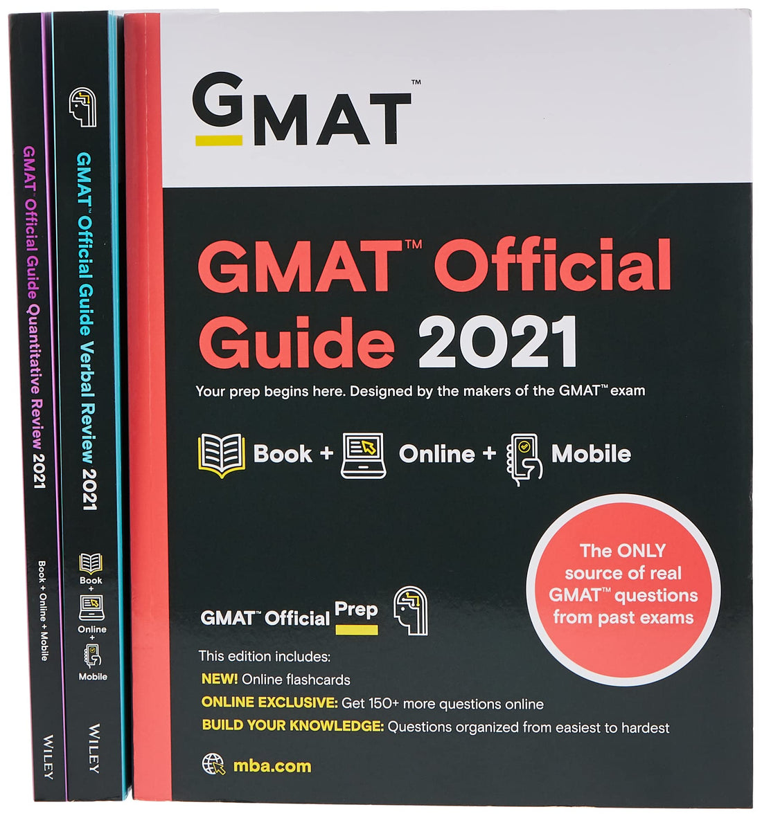 GMAT Official Guide 2021 Bundle, Books + Online Question Bank