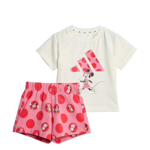 adidas Girls adidas x Disney Minnie Mouse Tee Set Kids Suits