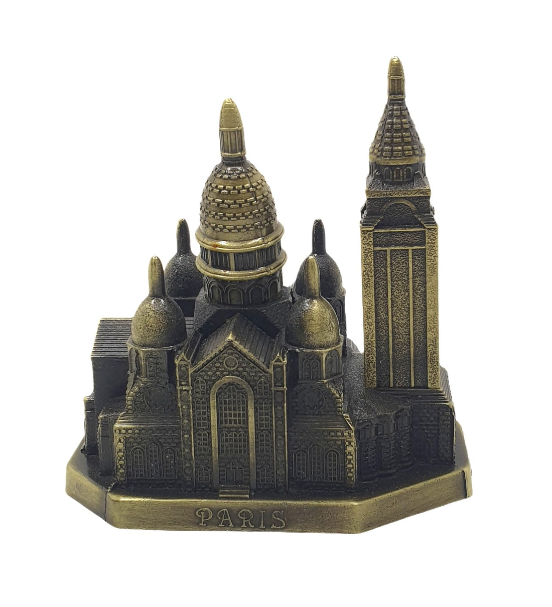 Notre Dame De Paris Catholic Church Building Model Metal Ornaments Creative Gift Souvenirs Statuette