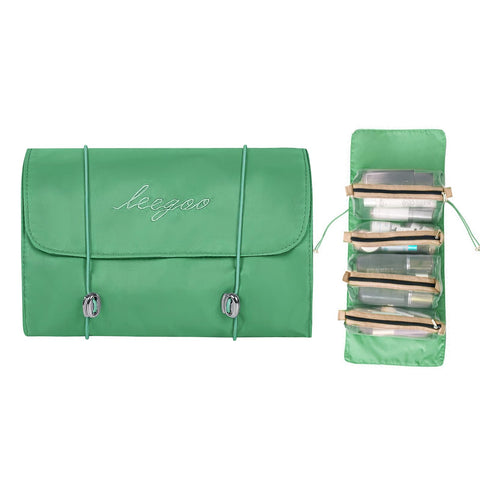 Afitlulu Hanging Toiletry Bags for Women, 4 in 1 Detachable Travel Makeup Bag with Compartments, Travel Wash Bag for Travel Business Trip Vacation Skincare, Green, modern
