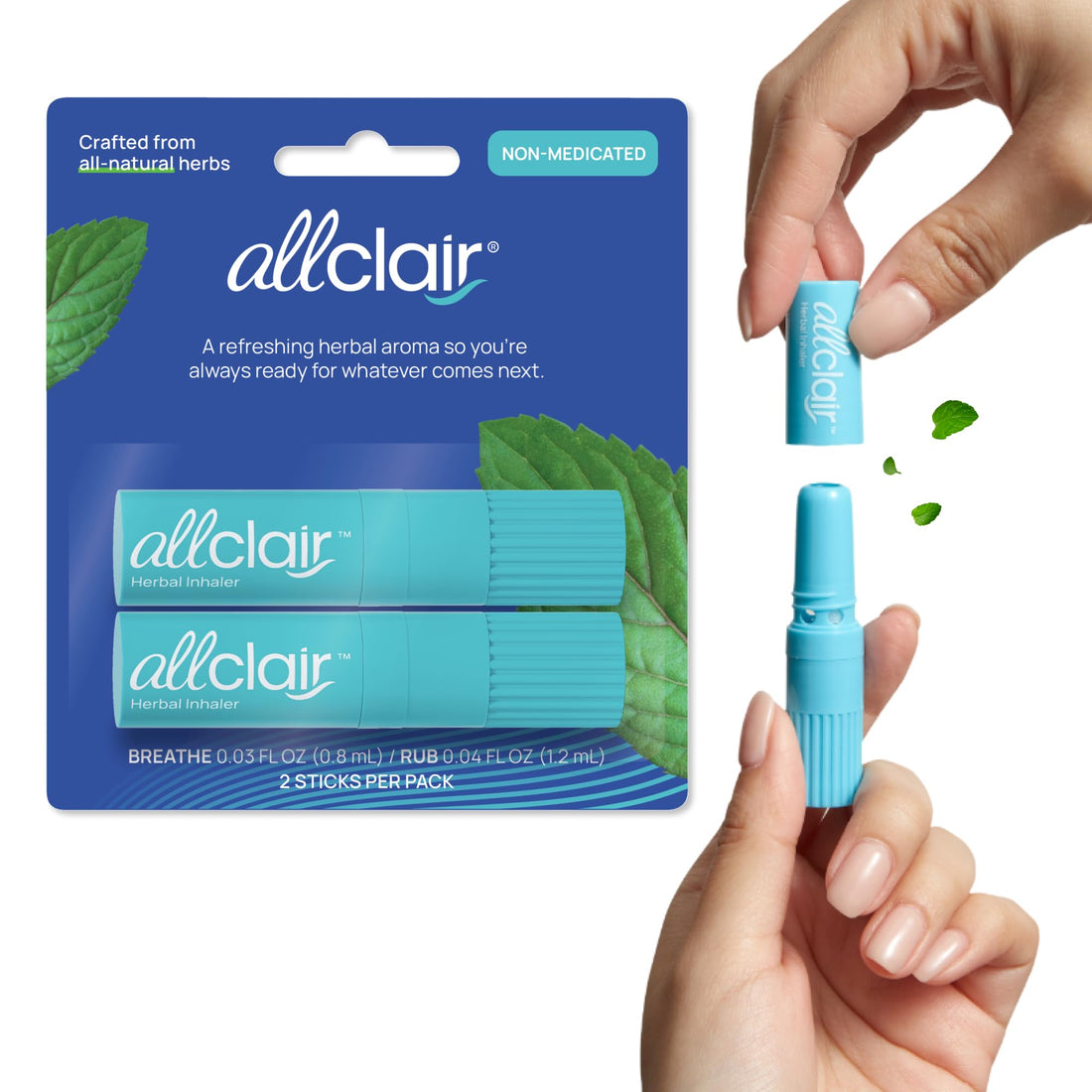 aler - Natural Relief for Nausea - Non-Medicated Non-Drowsy Drug-Free - Essential for Travel - Motion Sickness - Morning Sickness - Use Anytime - 2 Inhalers