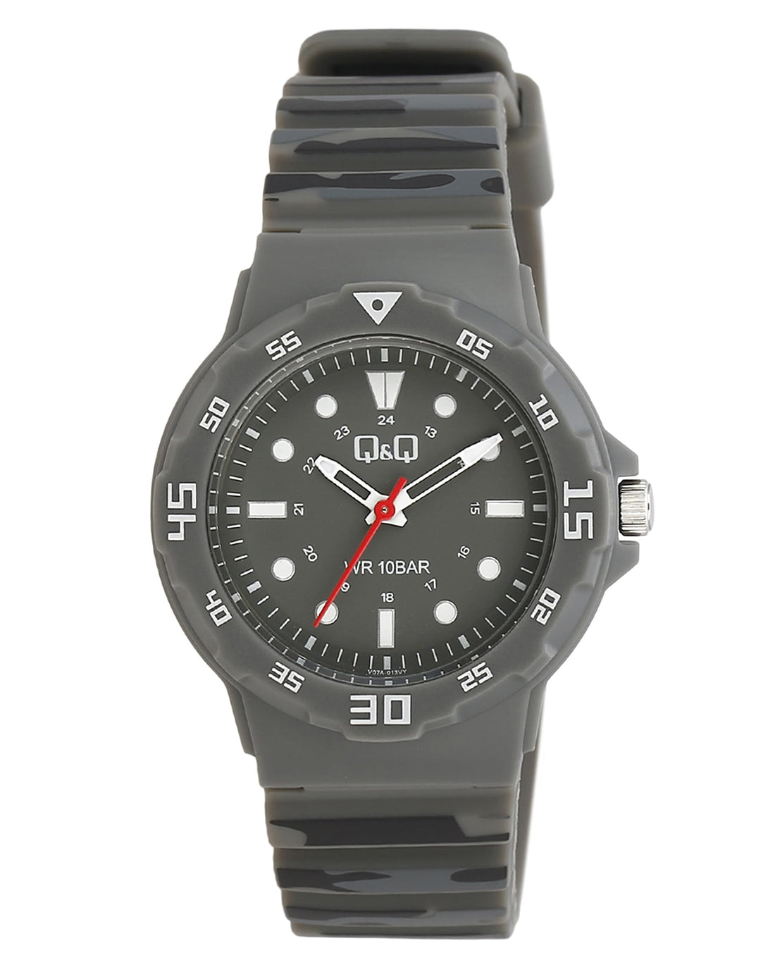 Q&Q Watch By Citizen V07A-013VY Unisex Analog Watch Green Women