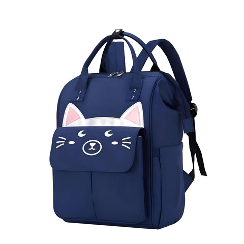 Maternity Backpack - Large Capacity and Cute Cartoon Design, Divided Interior for Diapers, Bottles and Essentials, Comfortable and Fashionable for Parents on Family Outings Size 25cm*40cm Random color