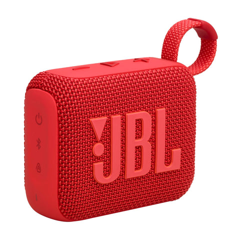 JBL GO 4 Portable Bluetooth Speaker with IP67 Waterproof Design, 7H Playtime, PlaytimeBoost, JBL Pro Sound, Deep Bass, Multi-Speaker Connection for Stereo Sound - Red|1 year Manufacturer warranty