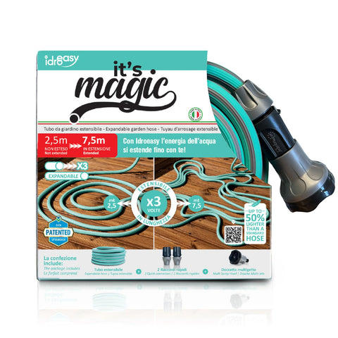Idroeasy IDRO EASY 2710 - Manguera extensible Magic Soft Smart de 1/2" (12,5 mm.) extensión máxima 7,5 m.