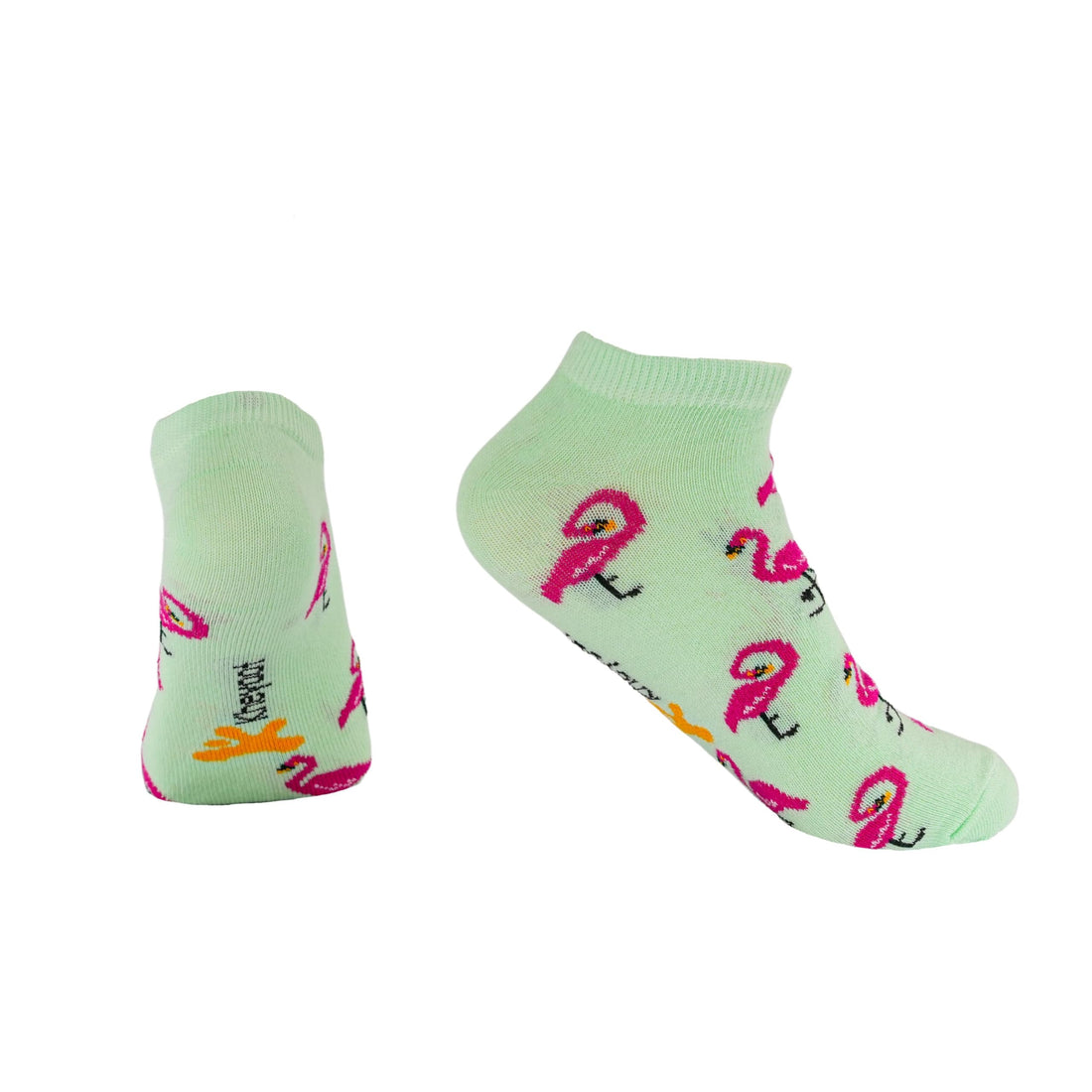 Kheyoot flamingo printed calf socks For Women 60223-P
