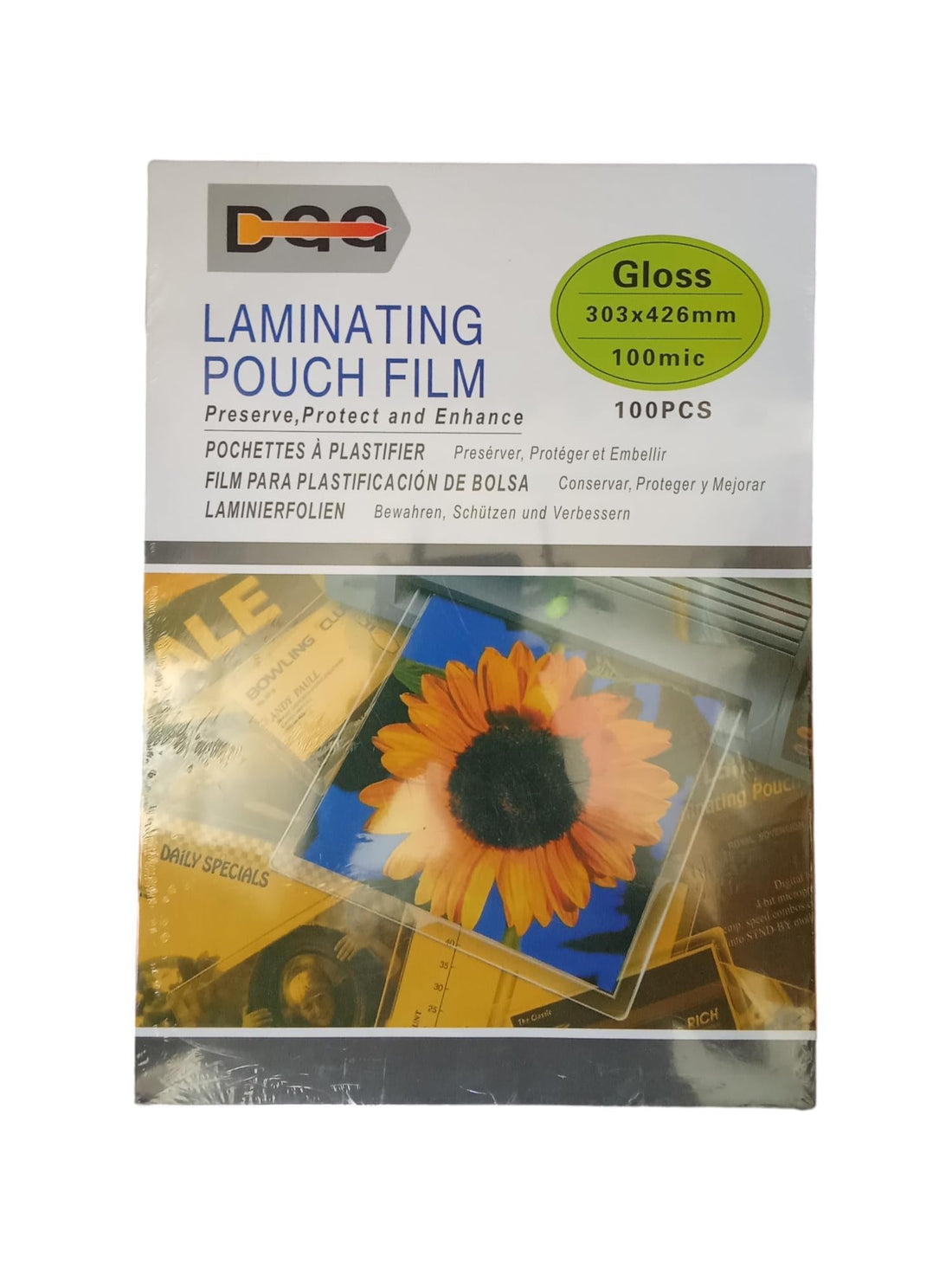 Laminating Pouch Film, A3 Size, 303x426 mm