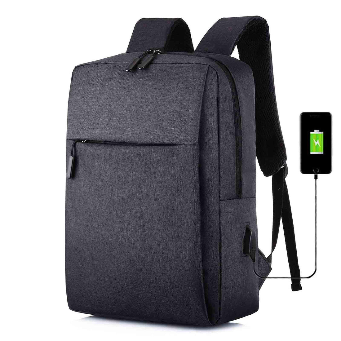 Tolino Laptop Travel Backpack, Portable Lightweight Adjustable Shoulder Strap for Travel Business, Compatible for MacBook Air, Surface, iPad 14 12inch (Black)