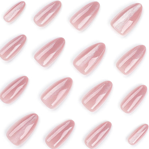 3D MIRROR NAILS - 12 pcs PRESS ON NAILS - MIRROR False Nails, Perfect For Parties+ 1 SHEET DOUBLE FACE- (N3)