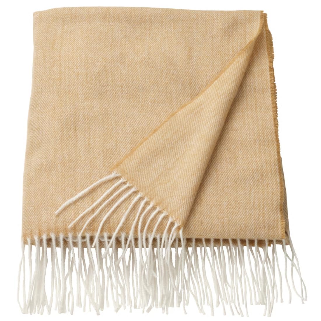 Ikea HOLMVI Throw, Beige-Yellow, 120x160 cm (47x63)