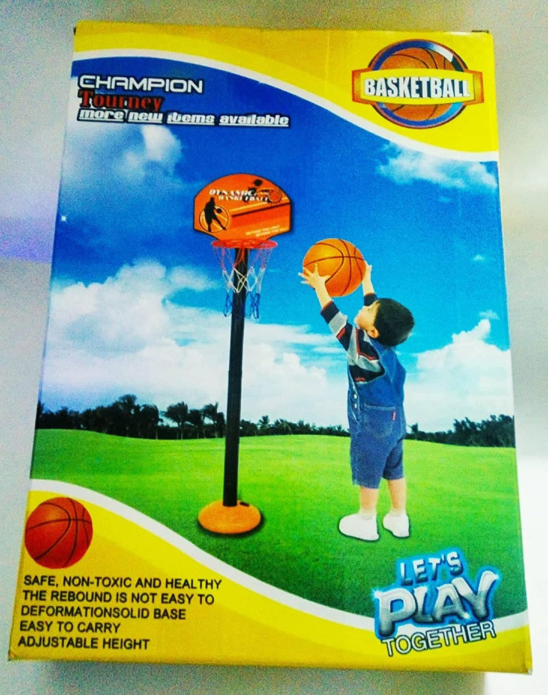 Great Basketball Pole, Net and Base