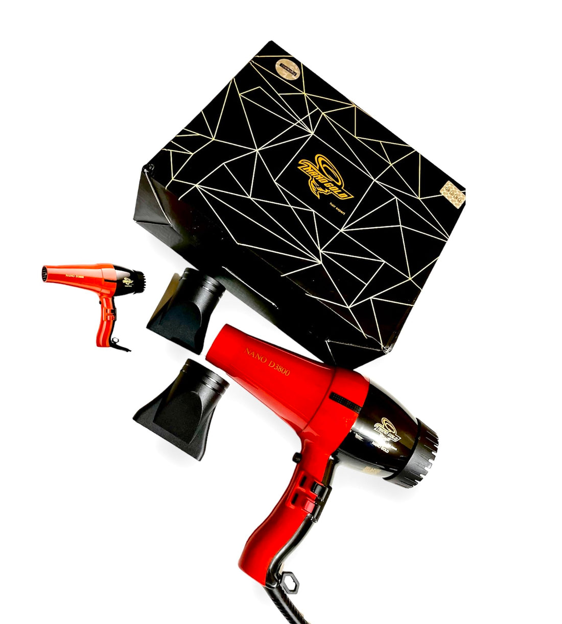 Hair Dryer 2500W Cool and Hot Air Fast Drying and Straightening Hair Dryer 360 Degree Swivel Cord 2M Professional Design - Korean Made