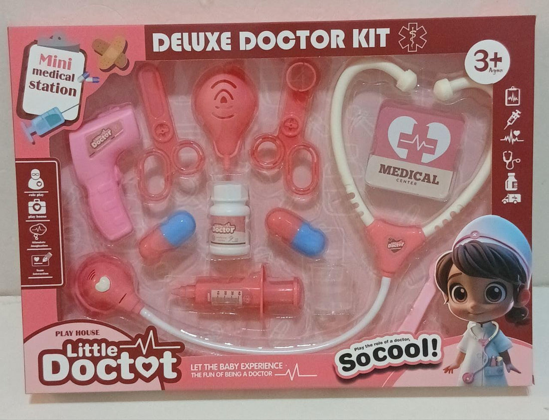LITTLE DOCTOR TOY SET/PINK