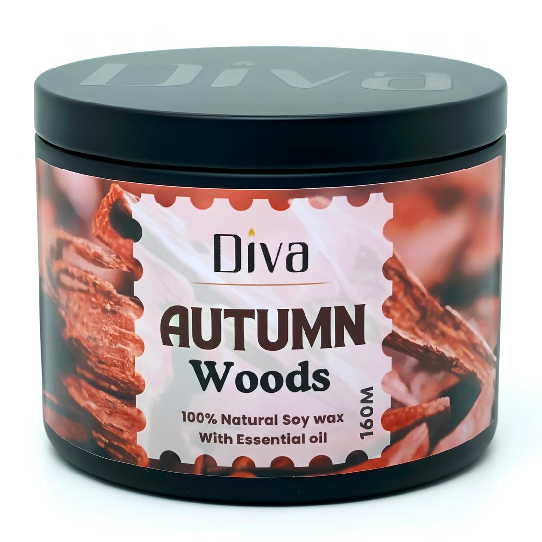 Diva Premium Candle 200ml | premium Quality| Elegant Scented Jar | Long Burn Time, Clean Flame | Perfect for Home, Spa, Gifts, Ramadan, Eid, Mother’s Day, Birthdays (Sandalwood-Oud-Musk)