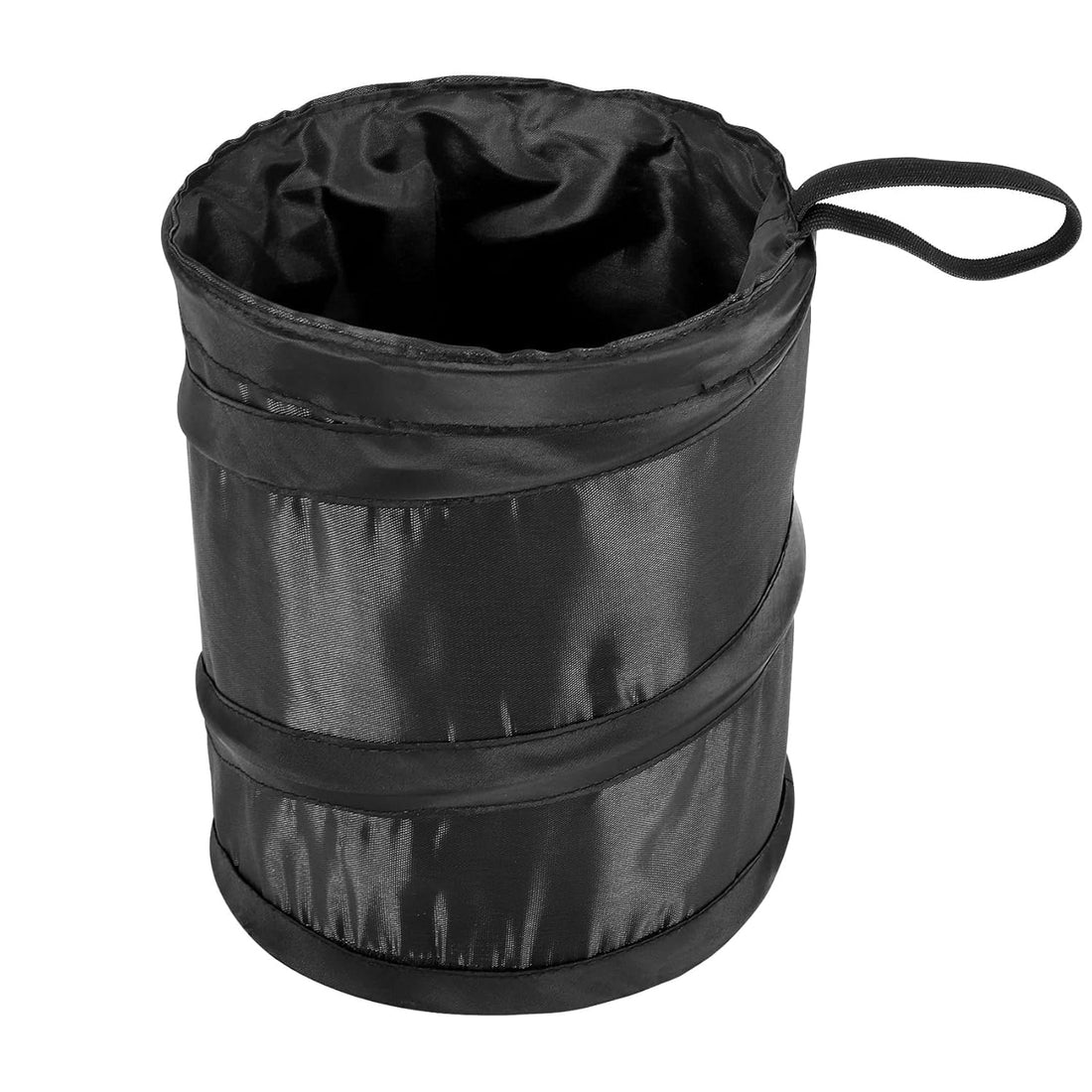 Small Foldable Car Trash Can, Waterproof Portable Vehicle Garbage Bin, Collapsible Car Organizer for Interior Cleanup, 2-Piece Car Trash Holder