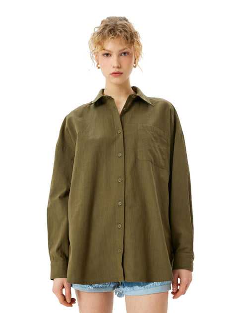 KOTON Womens Long Sleeve Shirt Modern (pack of 1)