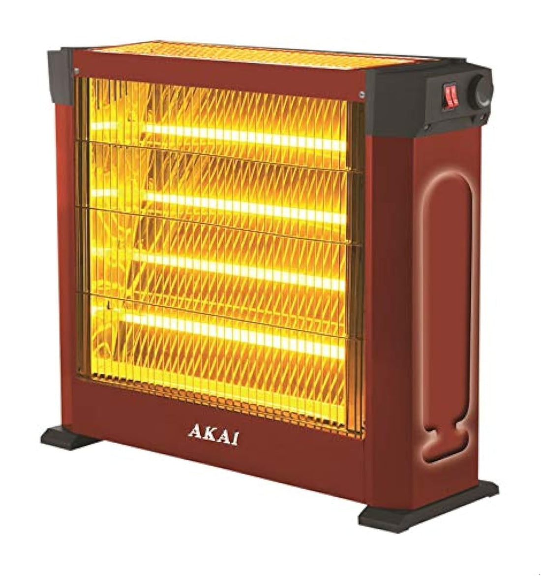 Akai ak-2970- electric heater, 4 candles - black