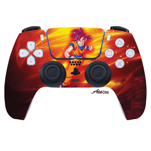 Add-Ons PS5 DB Z #3 Skin Sticker Compatible With PlayStation 5 Controller