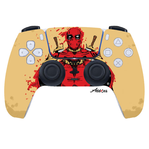 PS5 Deadpool #2 Skin Sticker Compatible With PlayStation 5 Controller