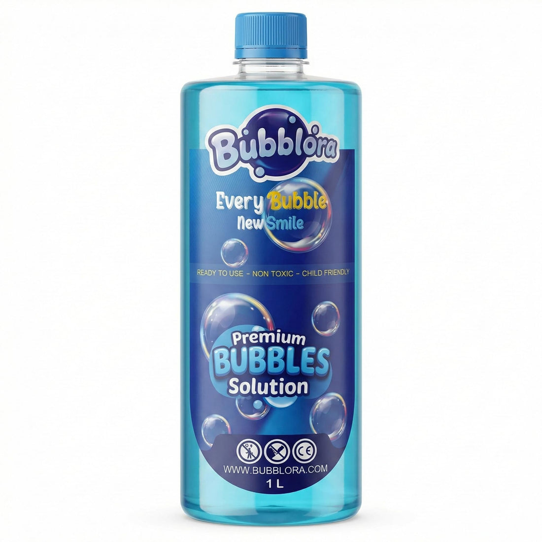Bubble Liquid - Tropical Fruit Scent - Ready to Use Bubble Machines, Bubble Guns and Parties