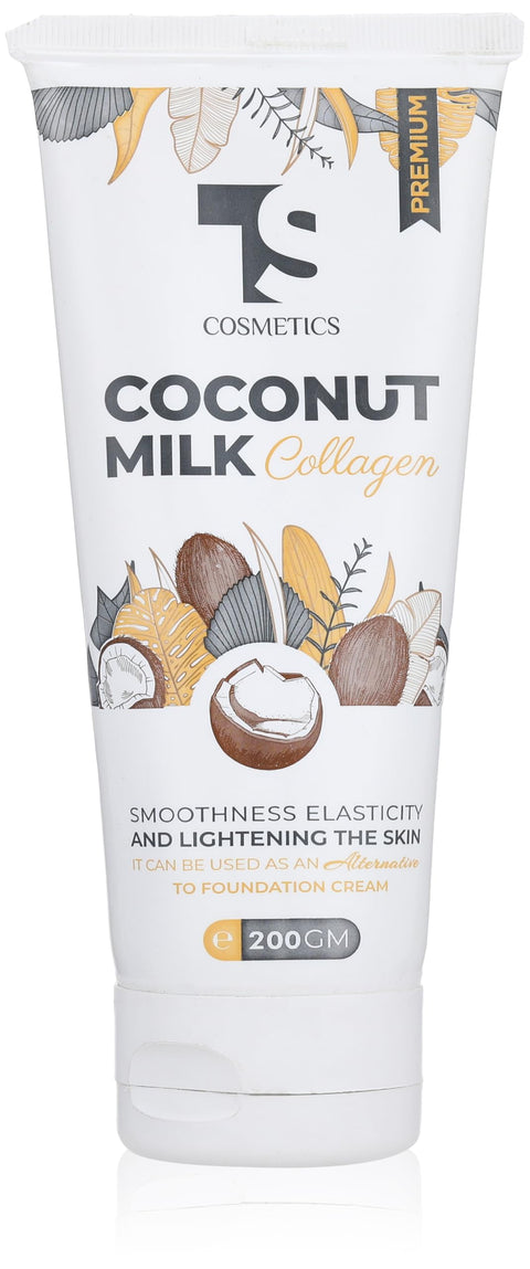 T&S Cosmetics Premium Coconut Milk Collagen Cream 200 gm